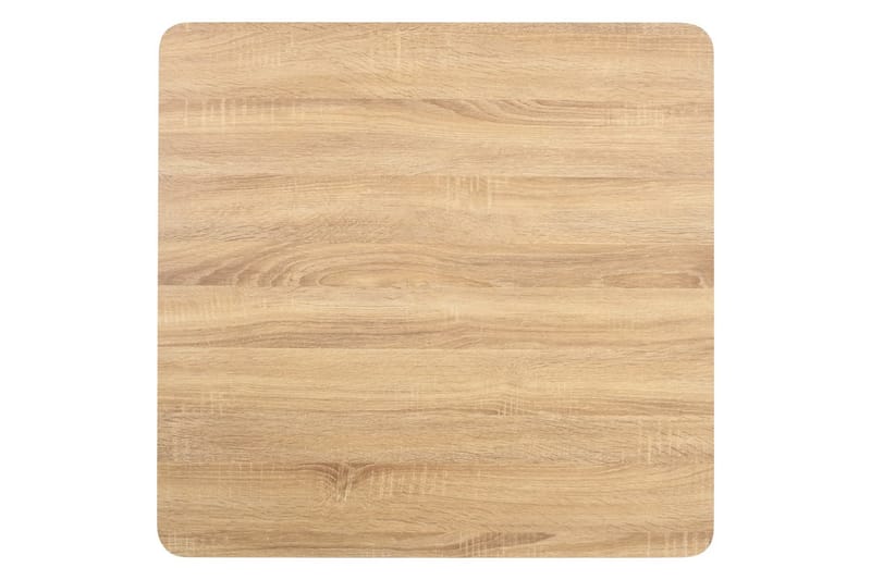 Bistrobord lysebrun 80x80 cm MDF - Brun - Hagemøbler - Balkong - Balkongmøbler - Balkongbord