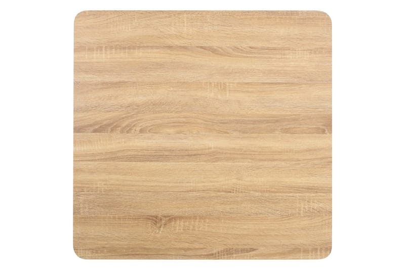 Bistrobord lysebrun 80x80 cm MDF - Brun - Cafebord - Balkongbord