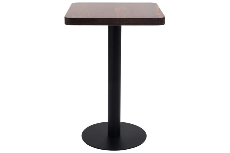 Bistrobord mørkebrun 50x50 cm MDF - Brun - Hagemøbler - Balkong - Balkongmøbler - Balkongbord