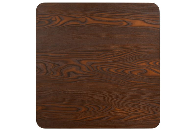 Bistrobord mørkebrun 50x50 cm MDF - Brun - Cafebord - Balkongbord