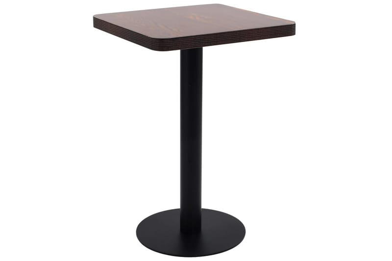 Bistrobord mørkebrun 50x50 cm MDF - Brun - Hagemøbler - Balkong - Balkongmøbler - Balkongbord