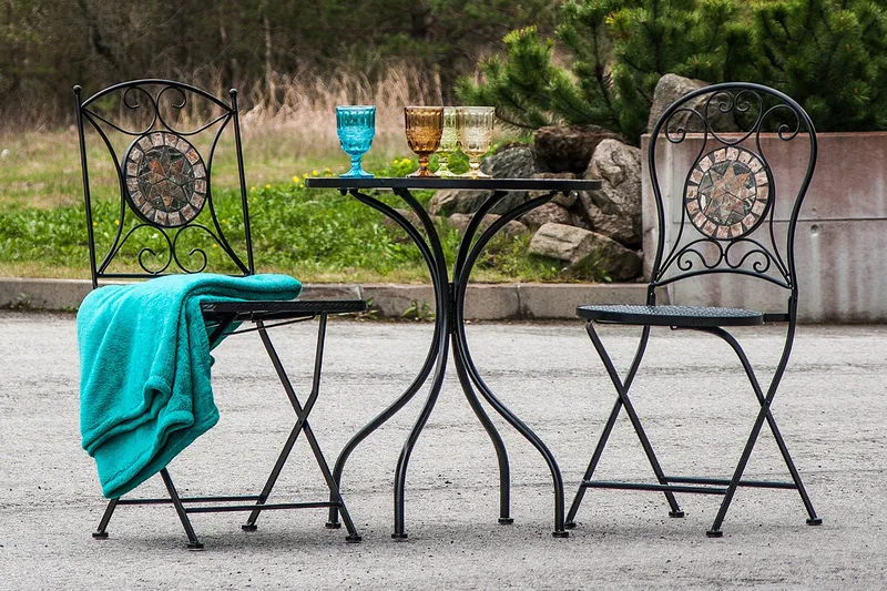 Bord MOSAIC D60xH70cm - Hagemøbler - Balkong - Balkongmøbler - Balkongbord