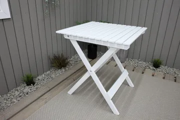 CALAYAN Klappbord 65 - Hvit - Hagemøbler - Balkong - Balkongmøbler - Balkongbord