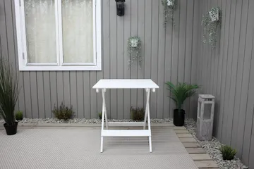 CALAYAN Klappbord 65 - Hvit - Hagemøbler - Balkong - Balkongmøbler - Balkongbord