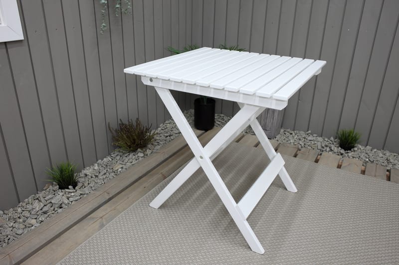 CALAYAN Klappbord 65 - Hvit - Hagemøbler - Balkong - Balkongmøbler - Balkongbord