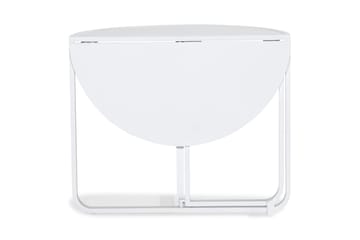 Flippy Cafébord 90 cm Rundt - Hvit - Hagemøbler - Balkong - Balkongmøbler - Balkongbord