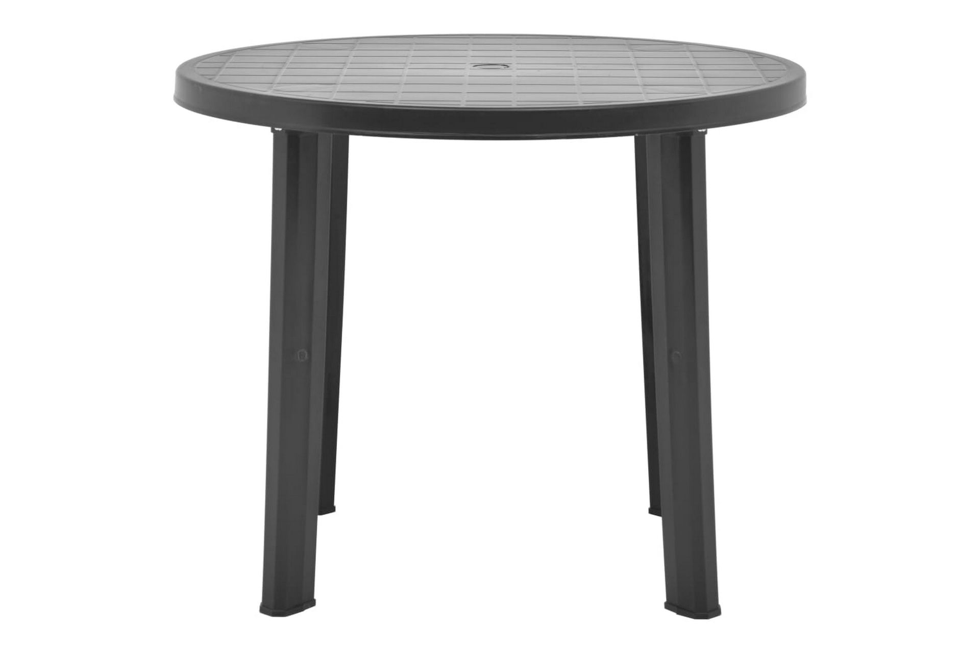 Hagebord antrasitt 89 cm plast - Hagemøbler - Balkong - Balkongmøbler - Balkongbord