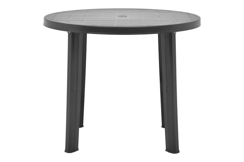 Hagebord antrasitt 89 cm plast - Hagemøbler - Balkong - Balkongmøbler - Balkongbord