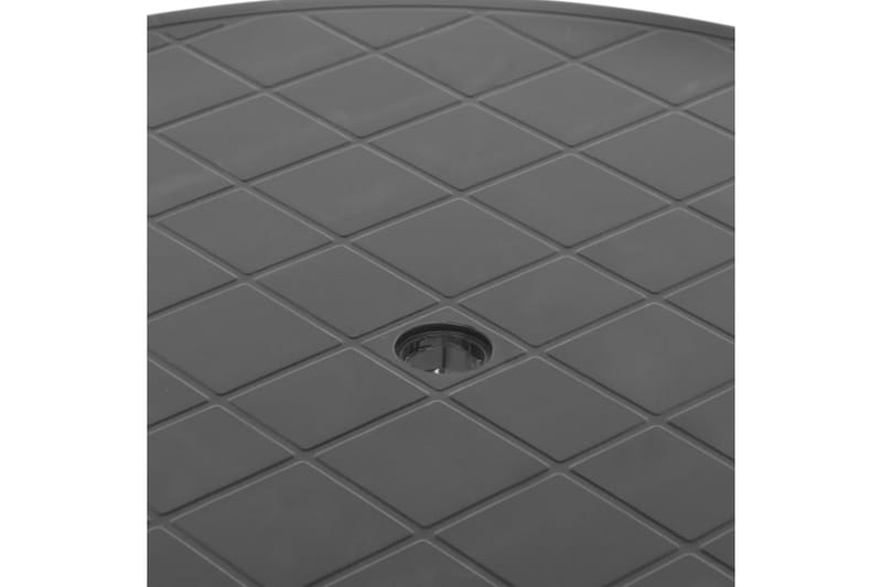 Hagebord antrasitt 89 cm plast - Hagemøbler - Balkong - Balkongmøbler - Balkongbord
