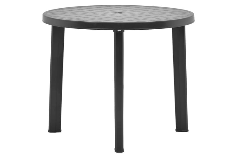 Hagebord antrasitt 89 cm plast - Hagemøbler - Balkong - Balkongmøbler - Balkongbord