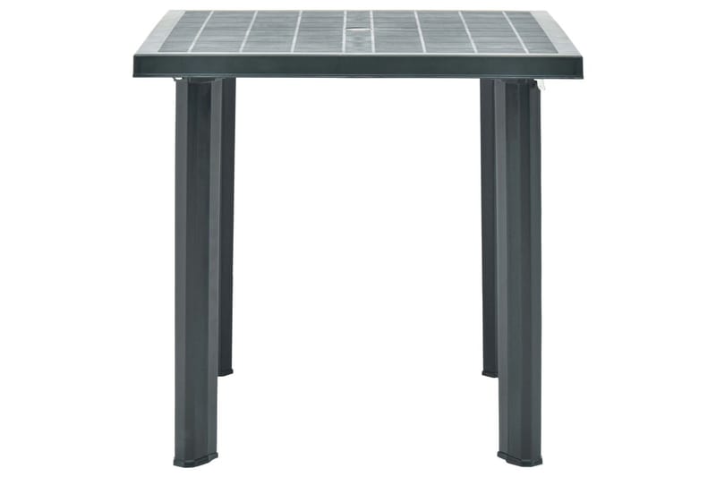 Hagebord grønn 80x75x72 cm plast - Grønn - Hagemøbler - Balkong - Balkongmøbler - Balkongbord