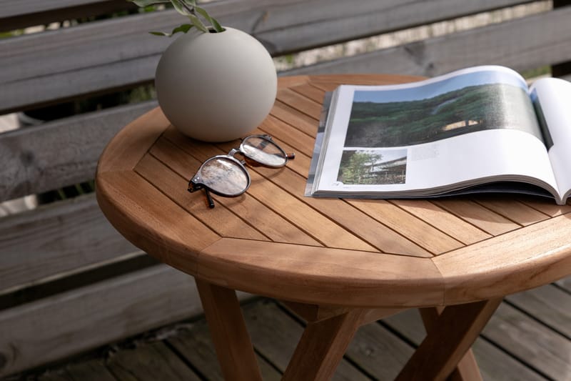 Kenya Sofabord 50 cm Beige - Venture Home - Loungebord & Sofabord utendørs - Balkongbord