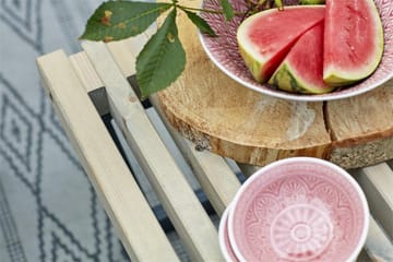 Miljana Bord - Tre/Svart - Hagemøbler - Balkong - Balkongmøbler - Balkongbord