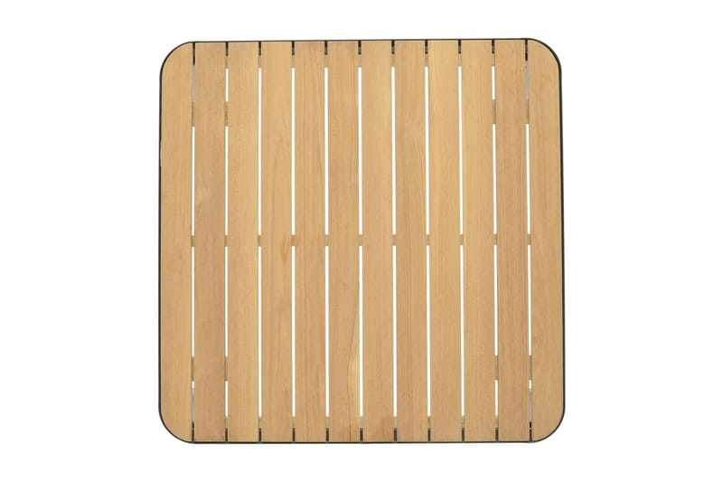 Portals Cafébord 72 cm - Svart/Tre - Hagemøbler - Balkong - Balkongmøbler - Balkongbord