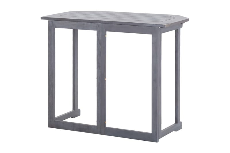 Sammenleggbart balkongbord 90x50x74 cm heltre akasie - Hagemøbler - Balkong - Balkongmøbler - Balkongbord