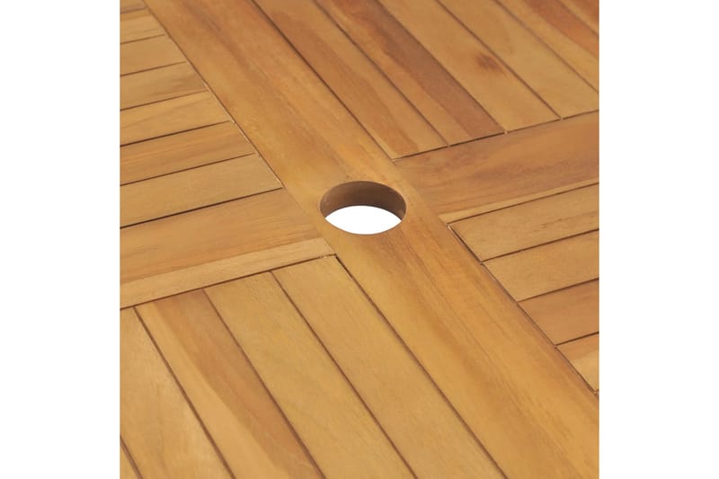 Sammenleggbart hagebord 85x85x76 cm heltre teak - Brun - Hagemøbler - Balkong - Balkongmøbler - Balkongbord