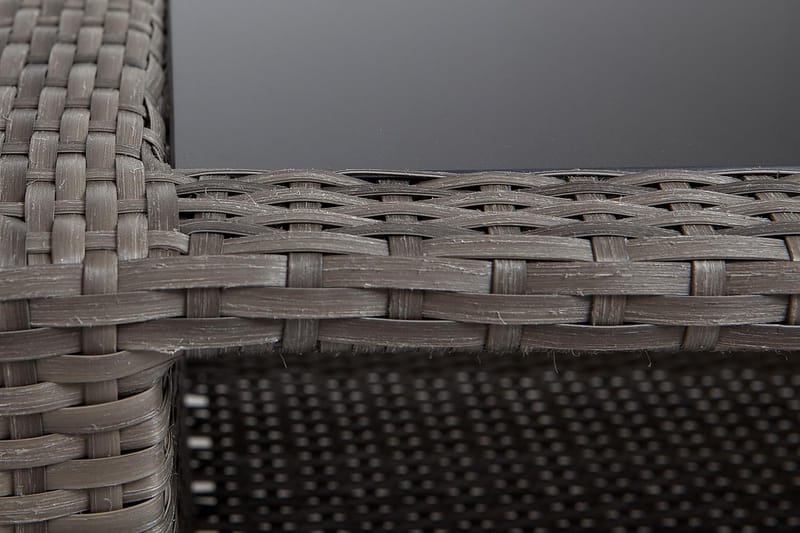 Wisconsin Bord 110 cm Kunstrotting/Grå/Brun - Grå - Hagemøbler - Balkong - Balkongmøbler - Balkongbord