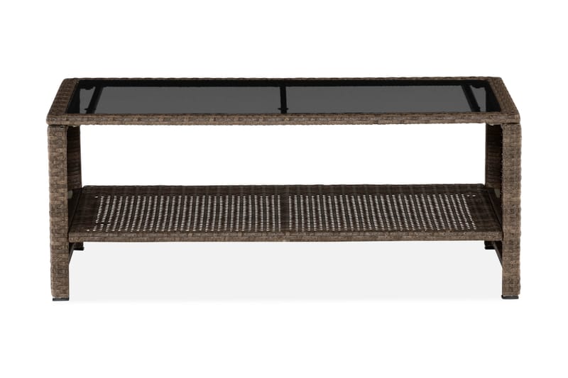 Wisconsin Bord 110 cm Kunstrotting/Sand - Loungebord & Sofabord utendørs - Balkongbord