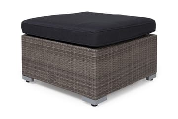 Wisconsin Divan/Bord Kunstrotting/Grå/Brun - Grå - Hagemøbler - Balkong - Balkongmøbler - Balkongbord