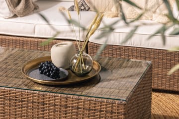 Bahamas Loungegruppe 2 - Kunstrotting Sand - Hagemøbler - Hagegruppe - Cafesett
