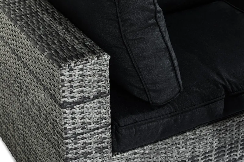 Bahamas Loungegruppe 2-seter - Grå Bord - Hagemøbler - Balkong - Balkongmøbler - Balkonggrupper