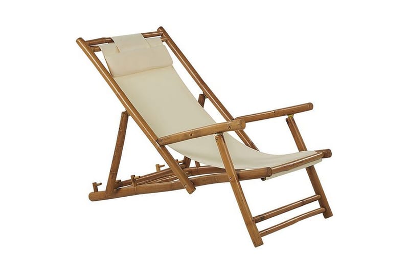 Balkongsett Hvit/ beige ATRANI / SPELLO - Beige - Hagemøbler - Balkong - Balkongmøbler - Balkonggrupper