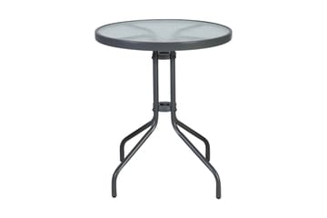 Cafesett BISTRO bord og 2 stoler D60xH70 grå - Hagemøbler - Balkong - Balkongmøbler - Balkonggrupper