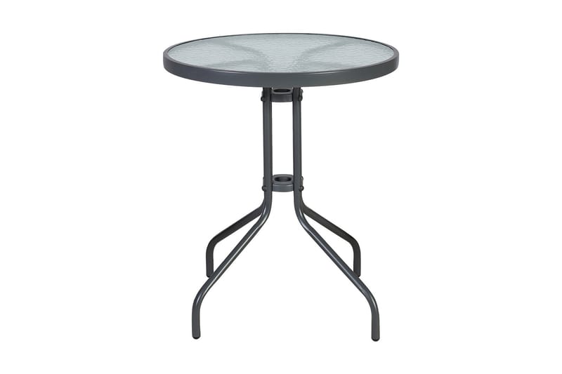 Cafesett BISTRO bord og 2 stoler D60xH70 grå - Hagemøbler - Balkong - Balkongmøbler - Balkonggrupper