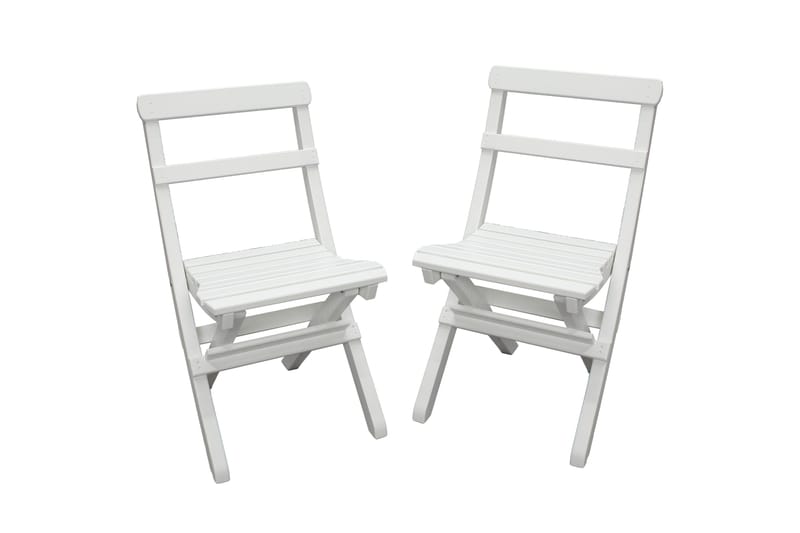 Gruppe for utemøbler Wilma & Knohult - Hvit - Hagemøbler - Balkong - Balkongmøbler - Balkonggrupper