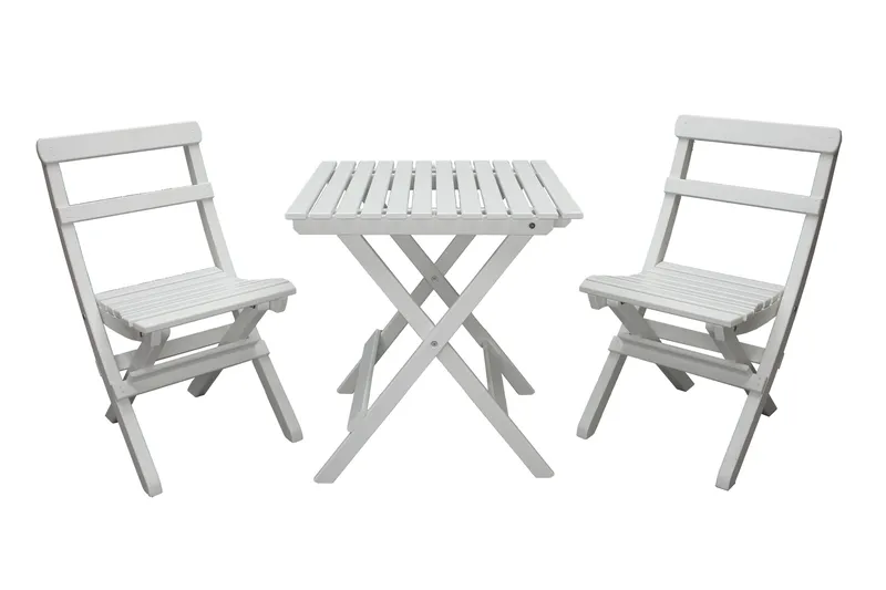 Gruppe for utemøbler Wilma & Knohult, Hvit