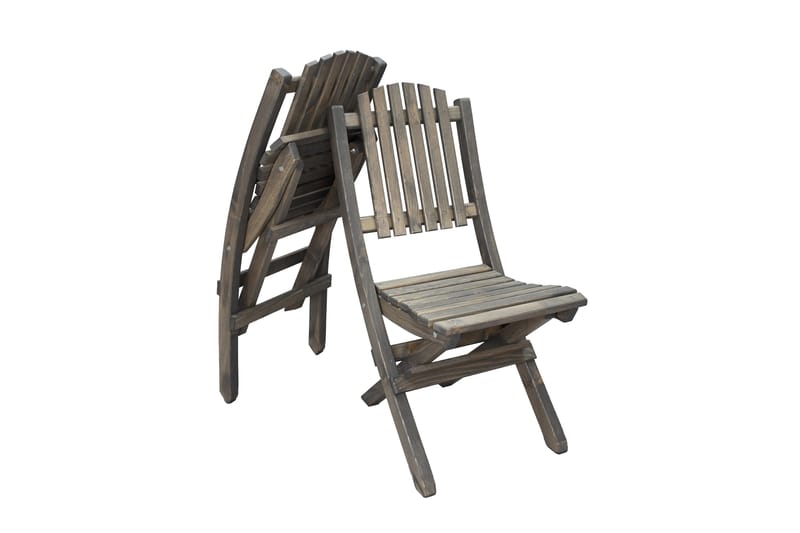 Gruppe for utemøbler Wilma & Visby - Grå - Hagemøbler - Balkong - Balkongmøbler - Balkonggrupper