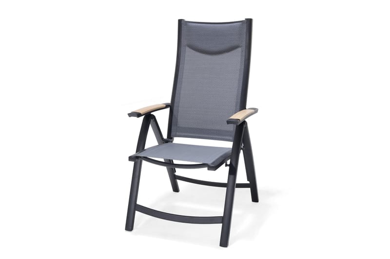 Panama Cafésett 50x50 cm + 2 Stoler Svart - Lifestyle Garden - Hagemøbler - Balkong - Balkongmøbler - Balkonggrupper