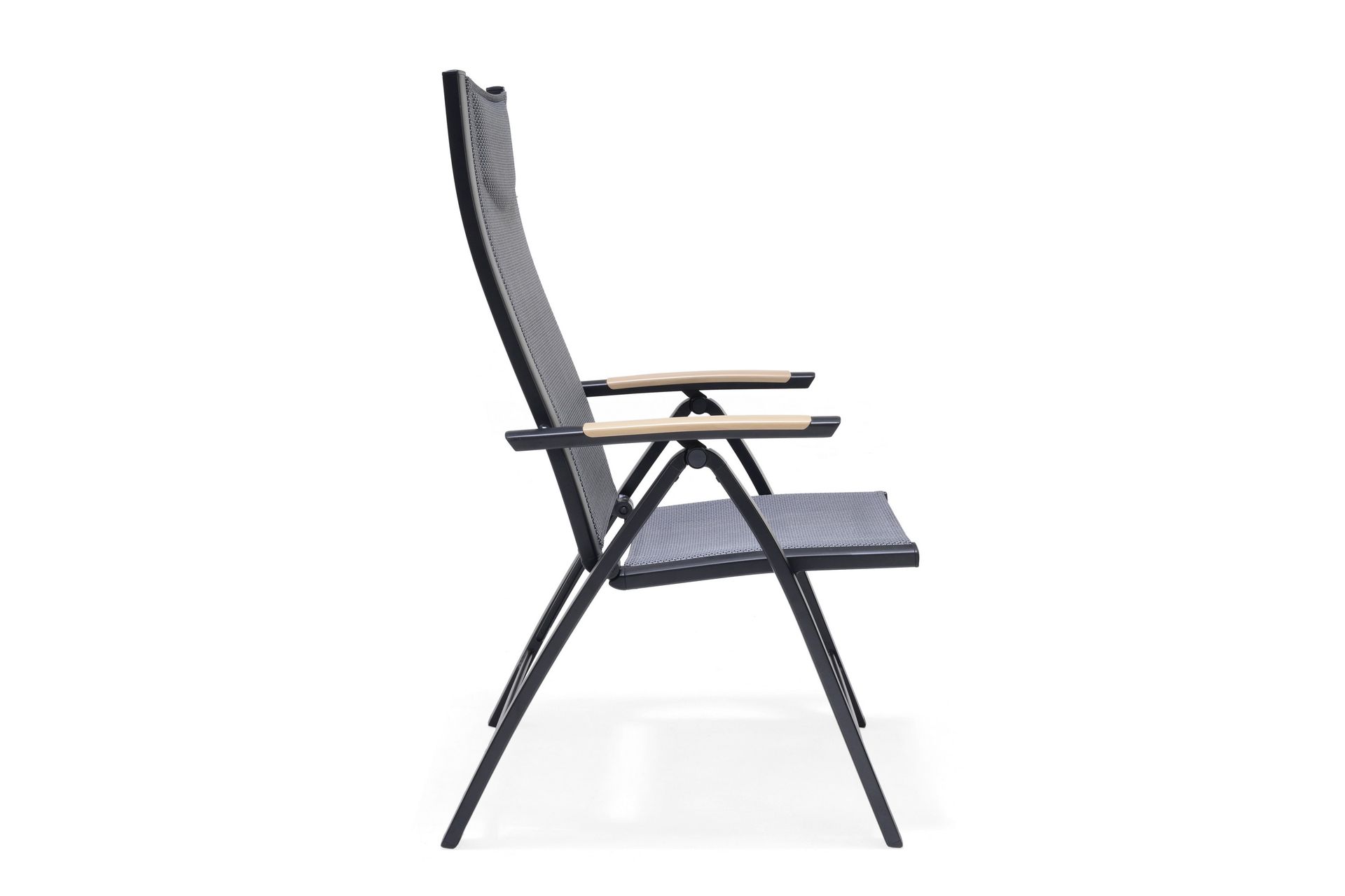 Panama Cafésett 50x50 cm + 2 Stoler Svart - Lifestyle Garden - Hagemøbler - Balkong - Balkongmøbler - Balkonggrupper