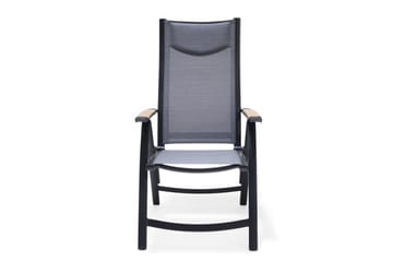 Panama Cafésett 50x50 cm + 2 Stoler Svart - Lifestyle Garden - Hagemøbler - Balkong - Balkongmøbler - Balkonggrupper