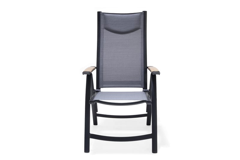 Panama Cafésett 50x50 cm + 2 Stoler Svart - Lifestyle Garden - Hagemøbler - Balkong - Balkongmøbler - Balkonggrupper