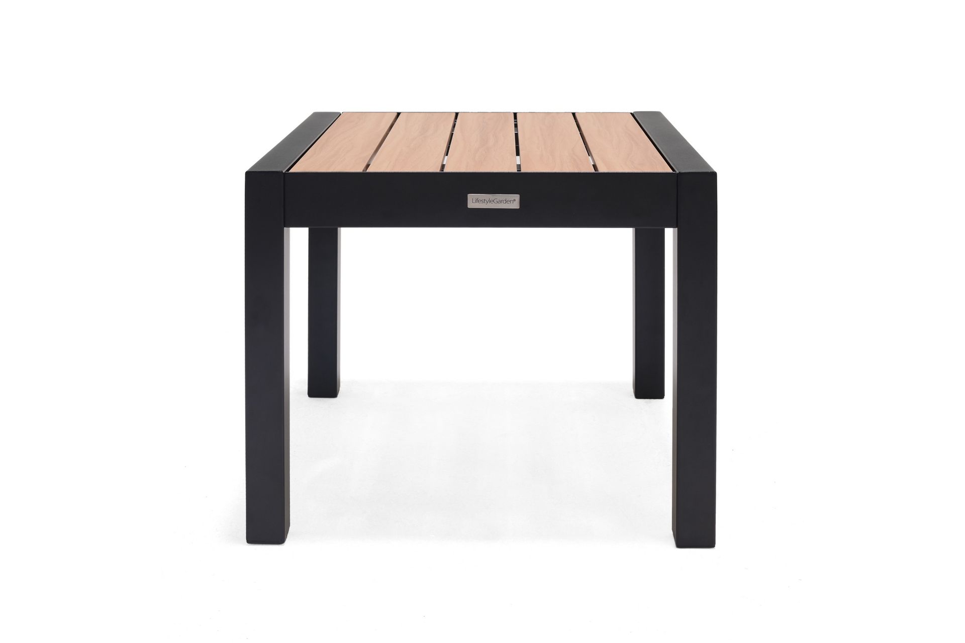 Panama Cafésett 50x50 cm + 2 Stoler Svart - Lifestyle Garden - Hagemøbler - Balkong - Balkongmøbler - Balkonggrupper