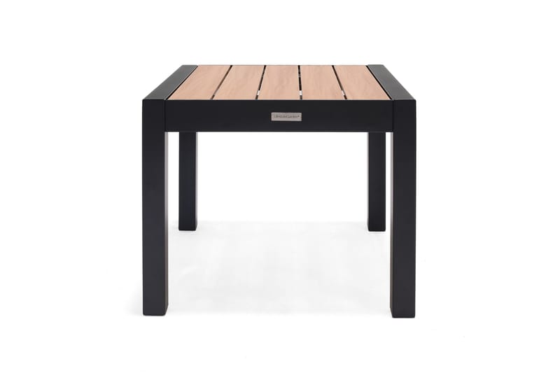 Panama Cafésett 50x50 cm + 2 Stoler Svart - Lifestyle Garden - Hagemøbler - Balkong - Balkongmøbler - Balkonggrupper