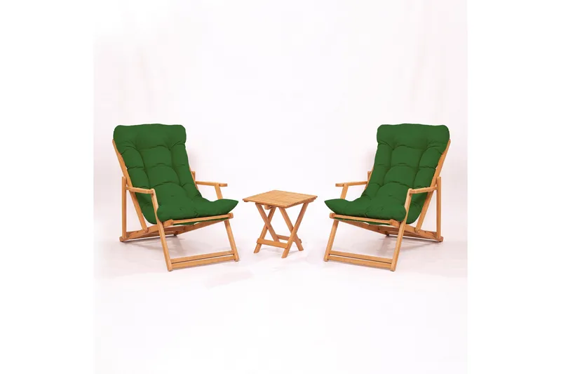 Parvez Cafésett - Green - Hagemøbler - Balkong - Balkongmøbler - Balkonggrupper