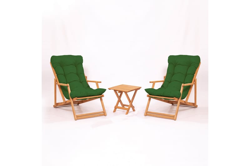 Parvez Cafésett - Green - Hagemøbler - Balkong - Balkongmøbler - Balkonggrupper