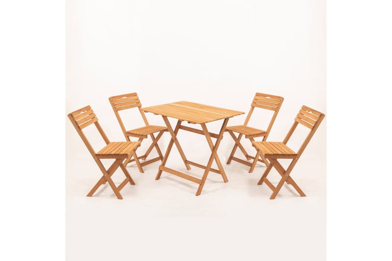 Parwati Cafésett - Valnøtt - Hagemøbler - Hagegruppe - Spisegrupper hage