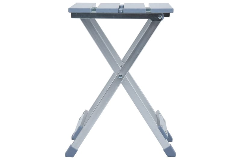Campingkrakk aluminium 28x26x39 cm - Hagemøbler - Balkong - Balkongmøbler - Balkongstoler