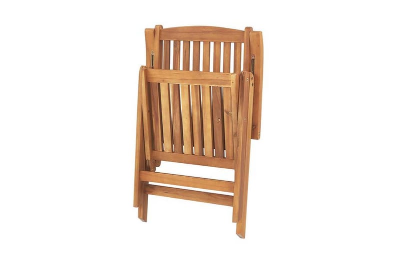 Hagestol 6 akasietre med pute i blå JAVA - Tre / Natur - Hagemøbler - Balkong - Balkongmøbler - Balkongstoler