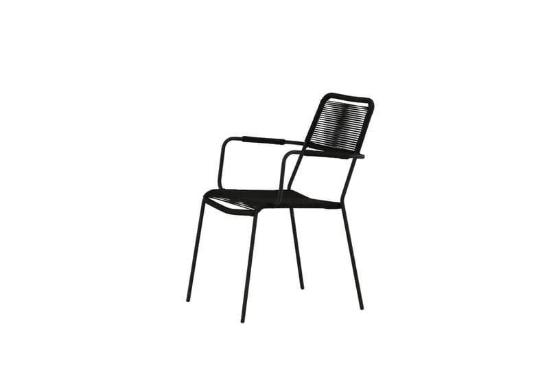Lindos Karmstol Svart - Venture Home - Hagemøbler - Balkong - Balkongmøbler - Balkongstoler