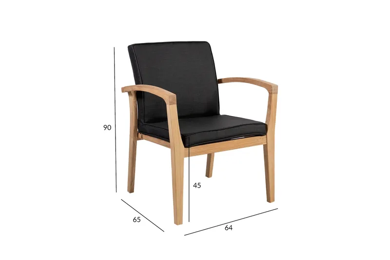 Stol ROYAL 64x65xH90 - Hagemøbler - Balkong - Balkongmøbler - Balkongstoler