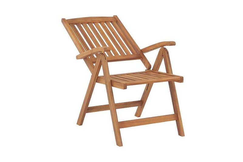 Tredgårdsstol 2 st akaciaTre Lysebrun JAVA - Tre/natur - Hagemøbler - Balkong - Balkongmøbler - Balkongstoler