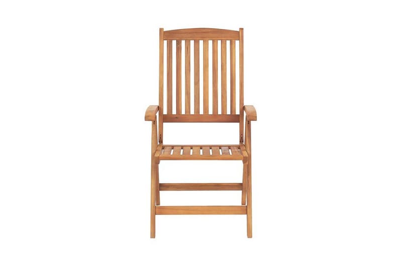 Tredgårdsstol 2 st akaciaTre Lysebrun JAVA - Tre/natur - Hagemøbler - Balkong - Balkongmøbler - Balkongstoler