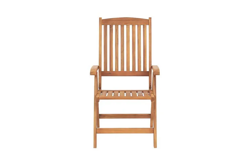 Tredgårdsstol 2 st akaciaTre Lysebrun JAVA - Tre/natur - Hagemøbler - Balkong - Balkongmøbler - Balkongstoler