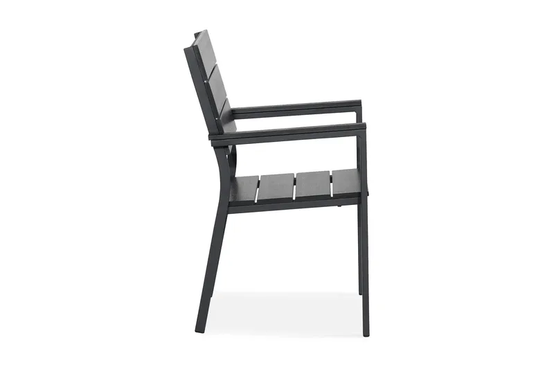 Tunis Stablestol Aintwood - Svart / Svart - Hagemøbler - Balkong - Balkongmøbler - Balkongstoler