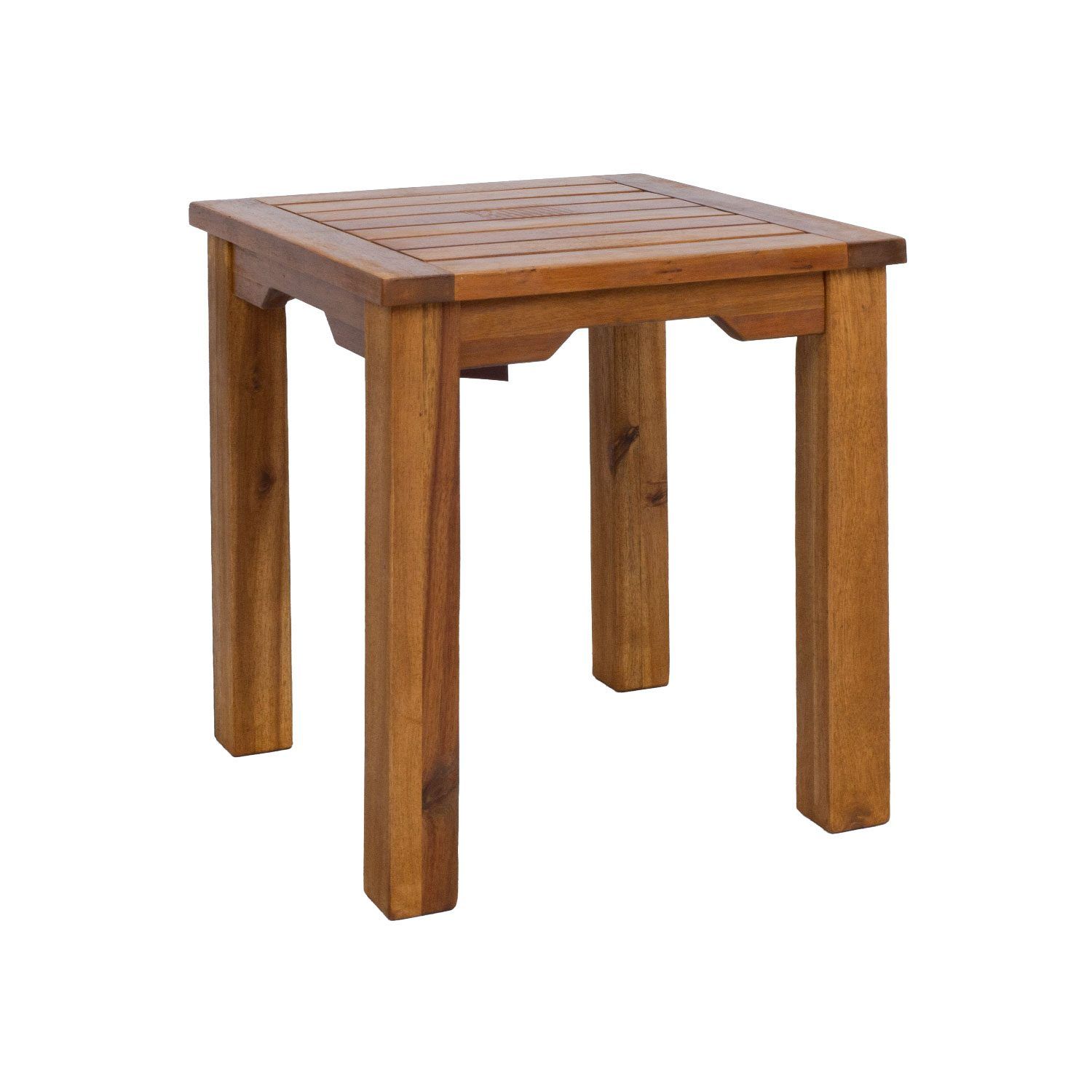 Benk HOME4YOU Benk Fortuna 40x40x45 cm akasie - brun