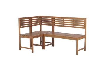 Bistro-set Beliani Treia Light wood - Hagemøbler - Balkong - Balkongmøbler - Balkonggrupper